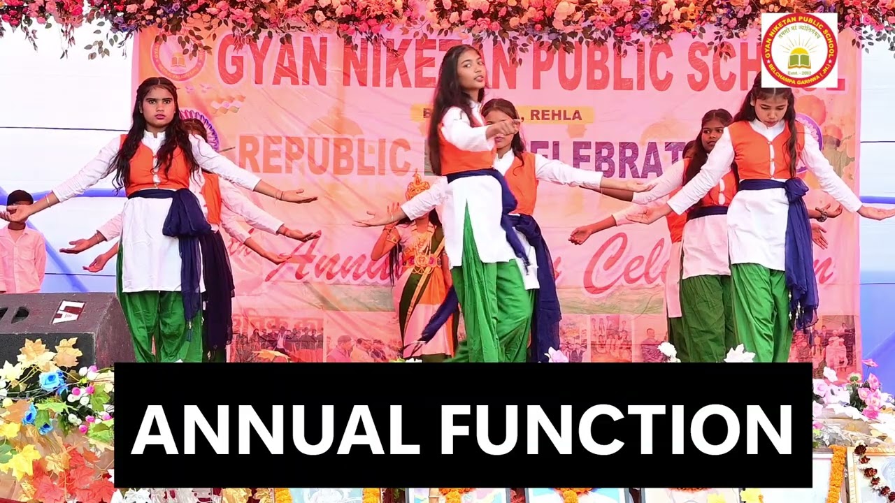Dance by KHUSHBU & GROUP || Annual Function || Gyan Niketan Public School