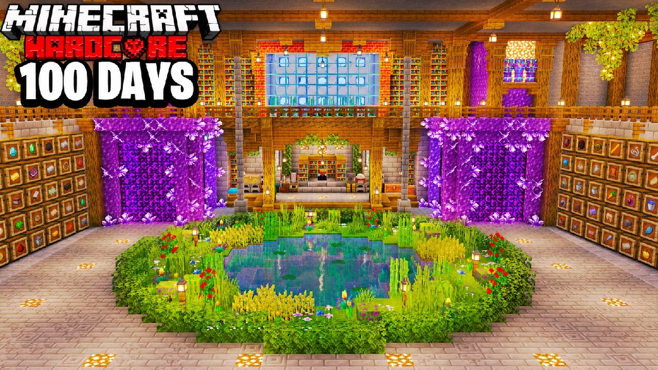 Ich habe 100 Tage UNTER DER ERDE im Minecraft Hardcore-Modus &uuml;berlebt