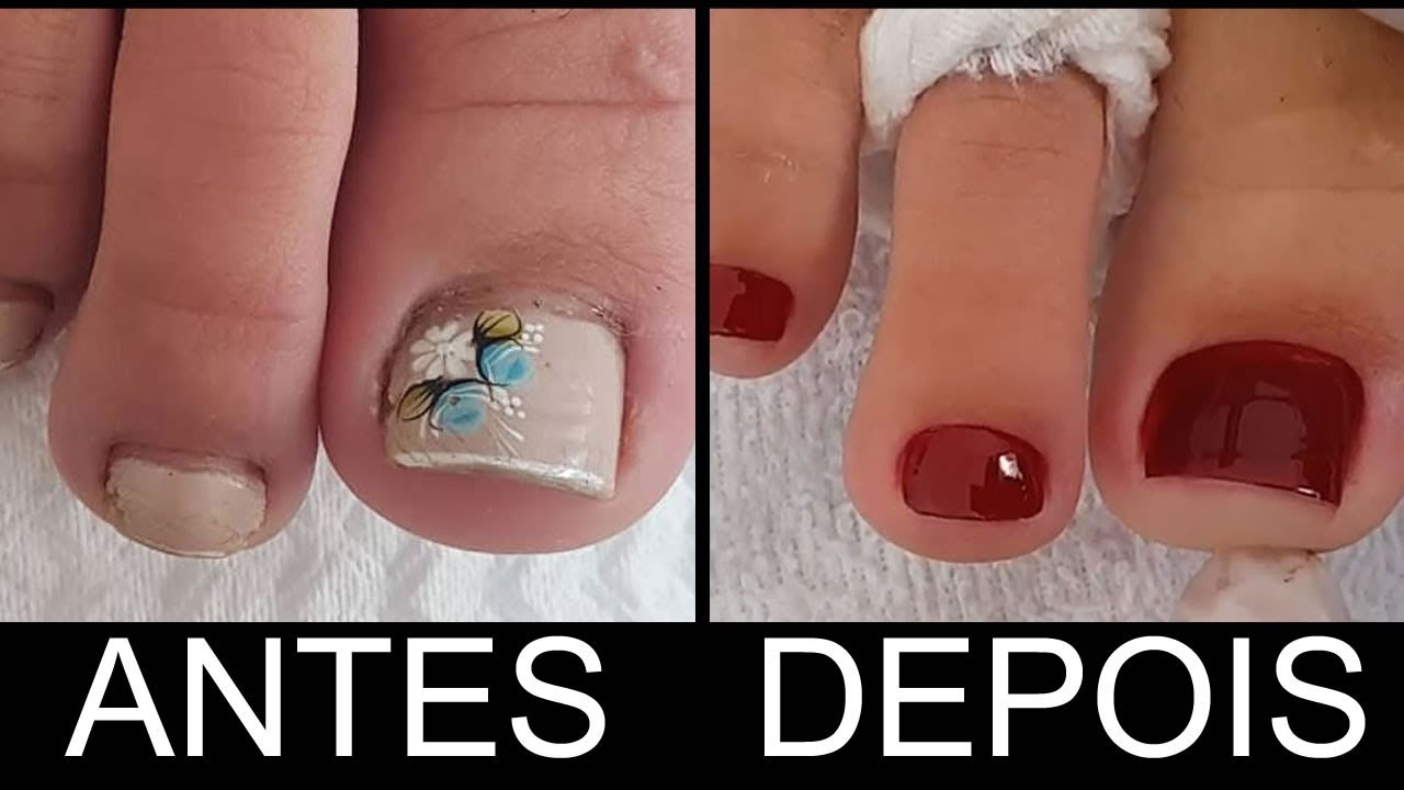 Transformando Pé e Unhas da Cliente por Faby Cardoso Manicure