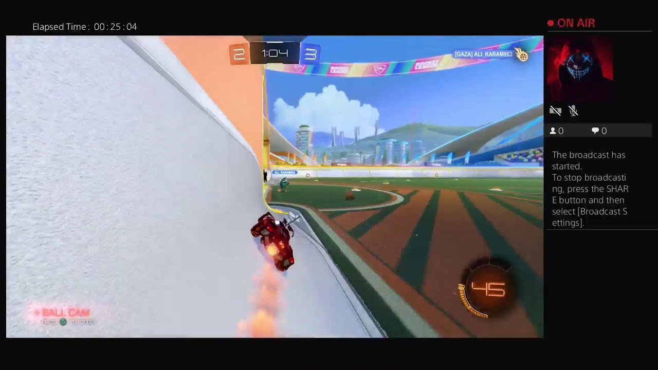 Air dribble practice