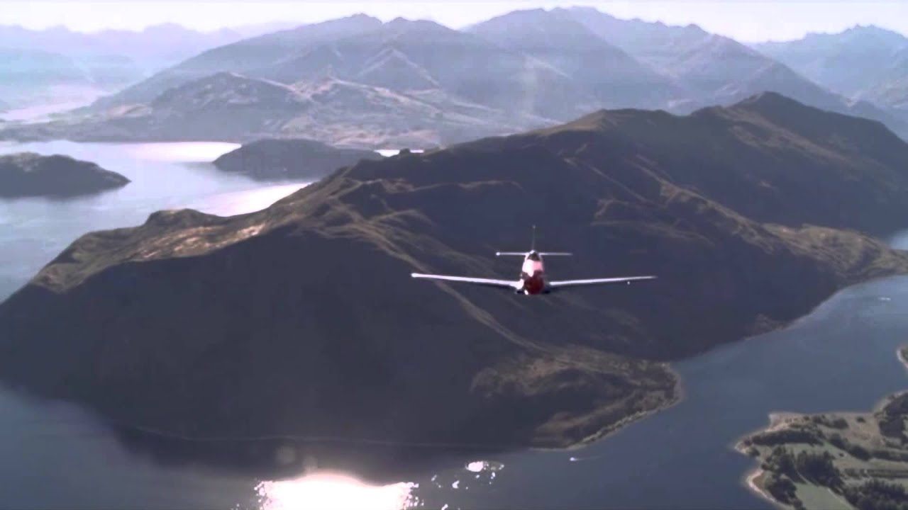 Yak 3 over Lake Wanaka, New Zealand