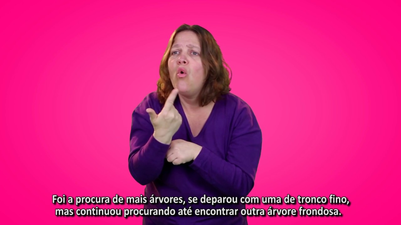 Piada em Libras - O lenhador