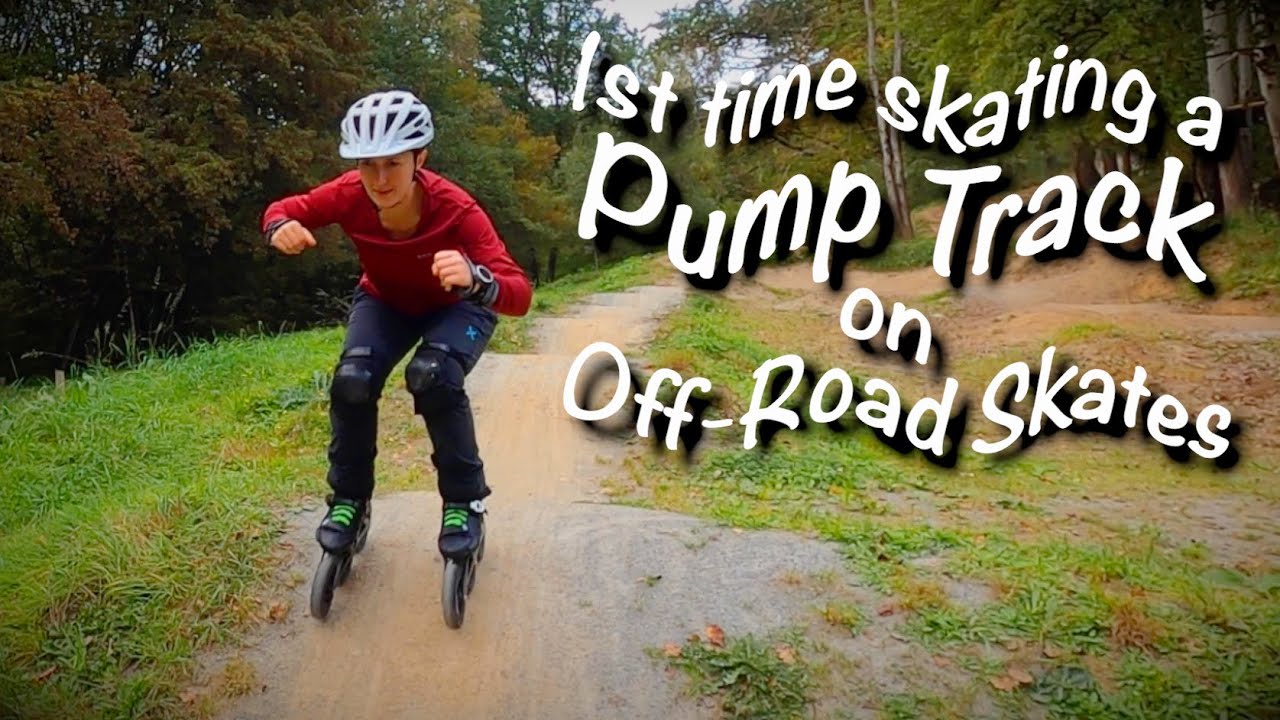 1st Time Skating an Off-Road Pump Track