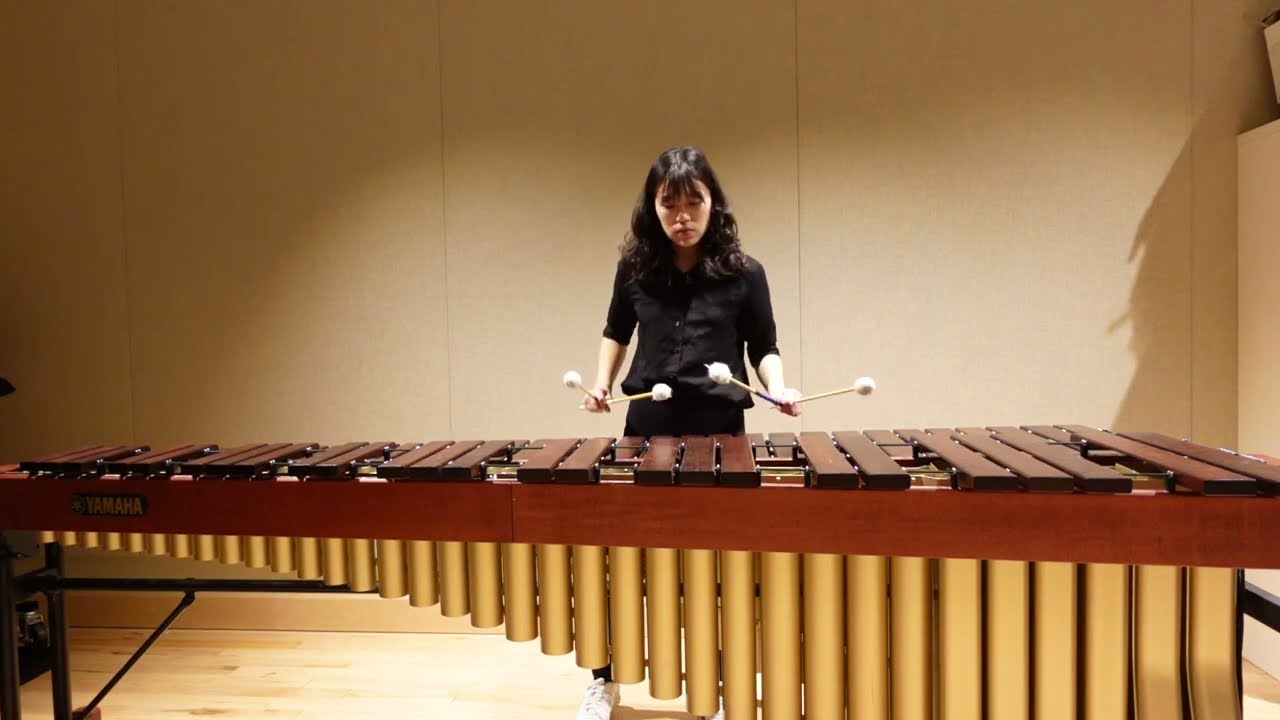 Bach Violin Partita No.1 in B minor: Tempo di Bourree on Marimba | Performed by Yu-Tong Tsai