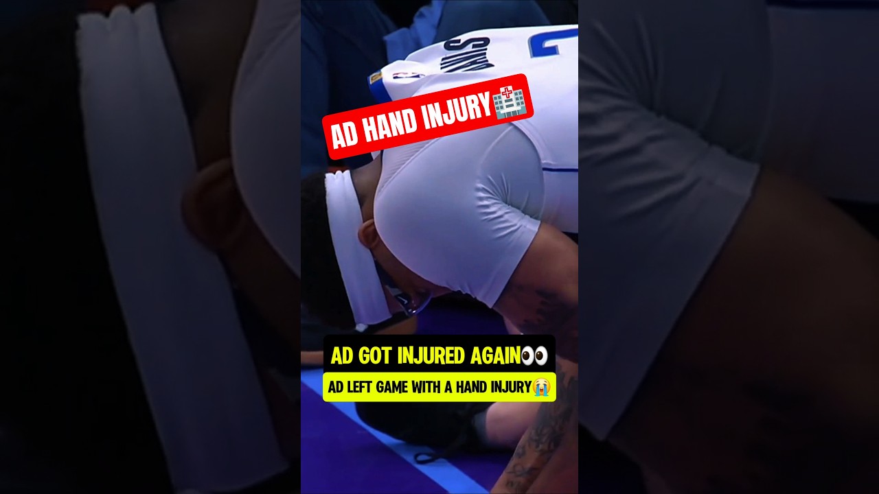 Anthony Davis got INJURED AGAIN😭