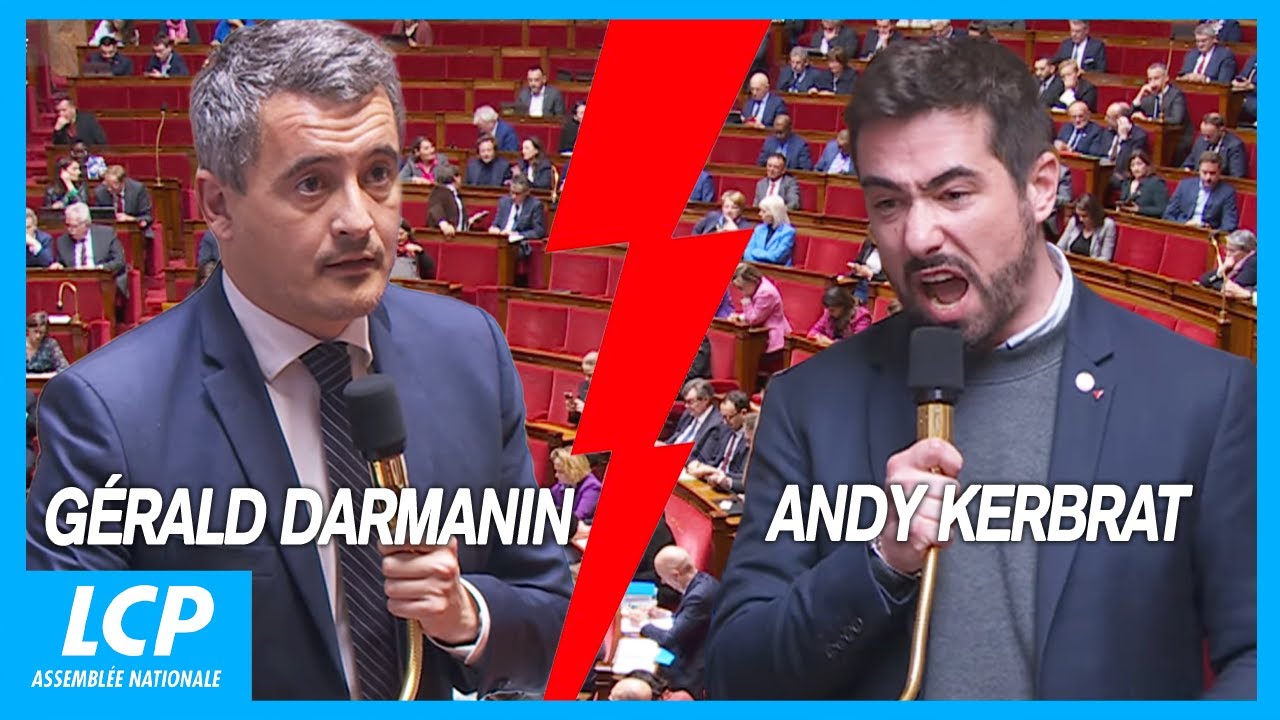 Échange tendu entre Gérald Darmanin et Andy Kerbrat (LFI) - LCP Assemblée nationale