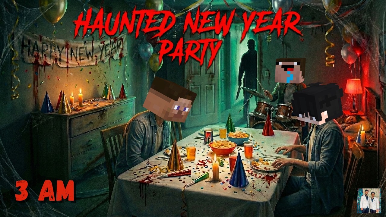 New Year Party in HAUNTED HOTEL at 3 AM 😨 | Horror Short Film