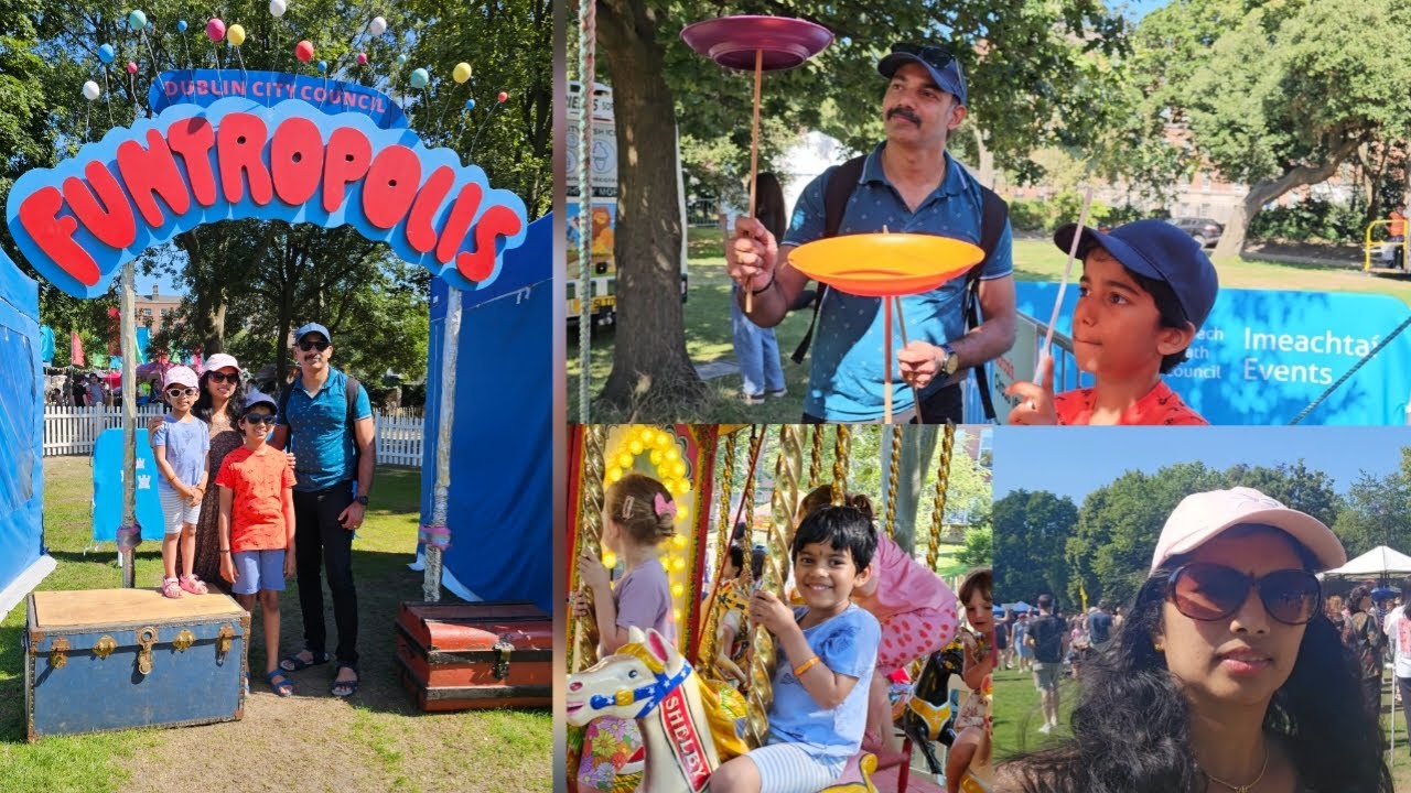 Summer ആയാൽ ഇങ്ങനെ ഒക്കെ ആണ് ഇവിടെ | Funtropolis | Summer Events | Ireland | Divya's Diaries
