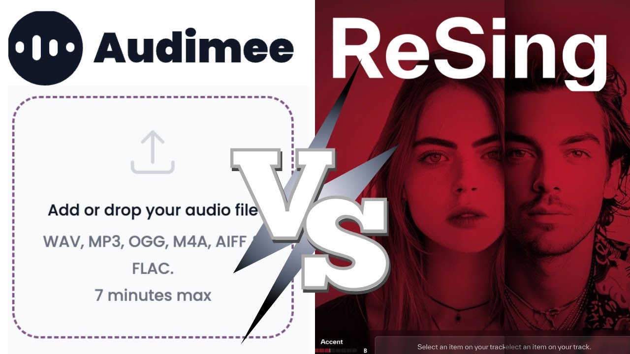 Resing против Audimee — ИИ-преобразователи голоса — сравнение вокальных замен