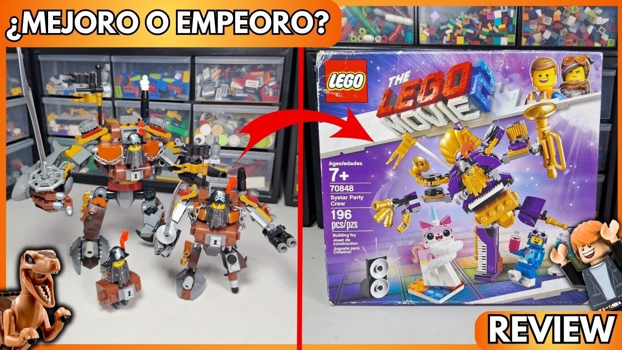 The LEGO Movie 2: Systar Party Crew set(70848) REVIEW en español