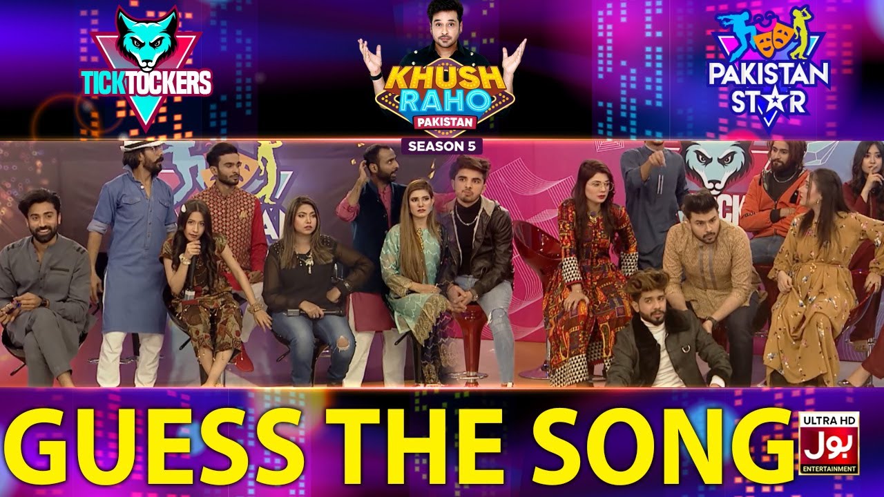 Guess The Song | Khush Raho Pakistan Season 5 | Tick Tockers Vs Pakistan Star | Faysal Quraishi