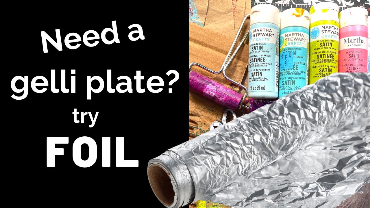Simple Trick to Get Gelli Printing Without ANY Gel Plates! (Recycling paper included)