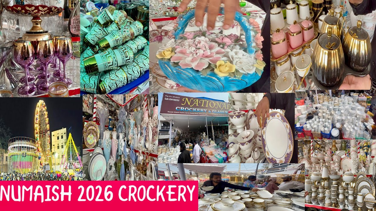 Hyderabad famous😱national crockery in Numaish Nampally✨, gate.no.3🌟2026 Dhamaka offer#viralvideo 🔥🔥🔥