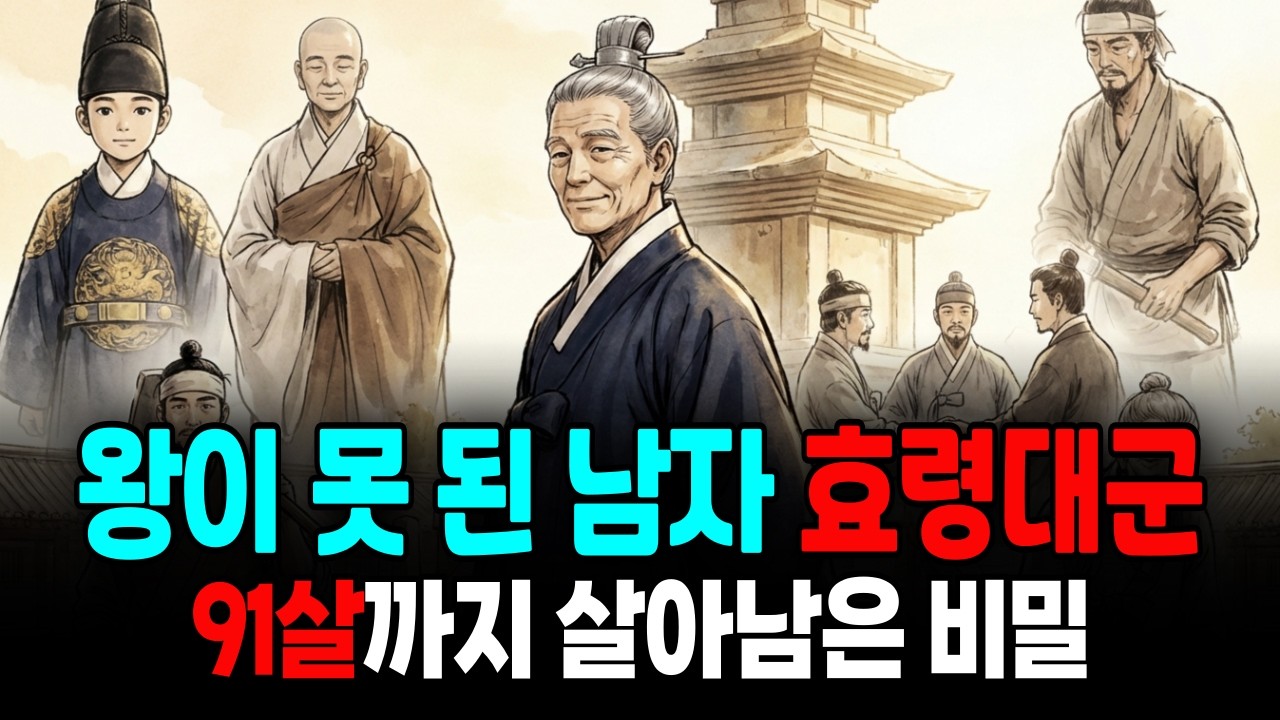 왕위를 포기하고 아흔한 살까지 산 왕자의 비밀 | 효령대군 완전정복 #효령대군 #세종 #양녕대군