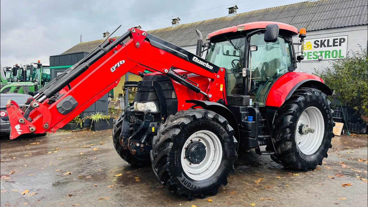Case PUMA 160 CVX  z turem QUICKE Q76, 2012 rok, miękka oś i kabina, silnik 6 cylindr&oacute;w 6.8L FPT
