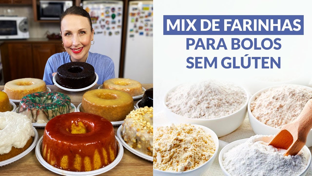 MIX DE FARINHAS SEM GLÚTEN PARA BOLO