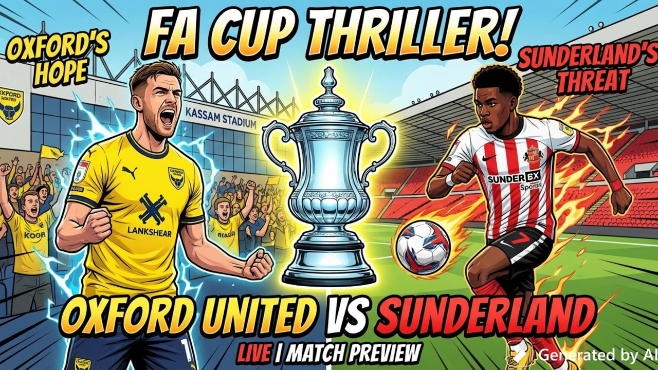 Oxford United vs Sunderland FA Cup Clash!