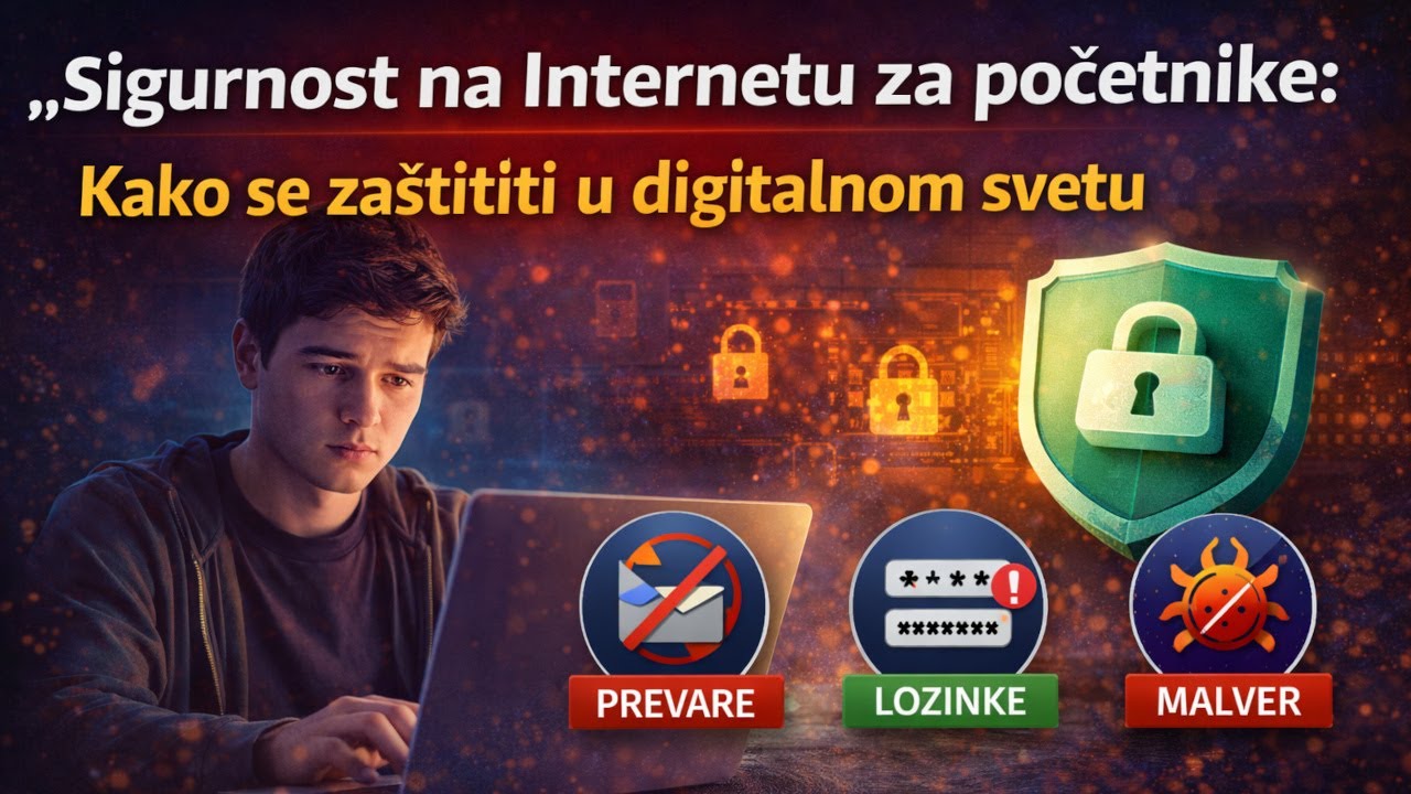 Sigurnost na Internetu za početnike: Sve što treba da znate o zaštiti podataka