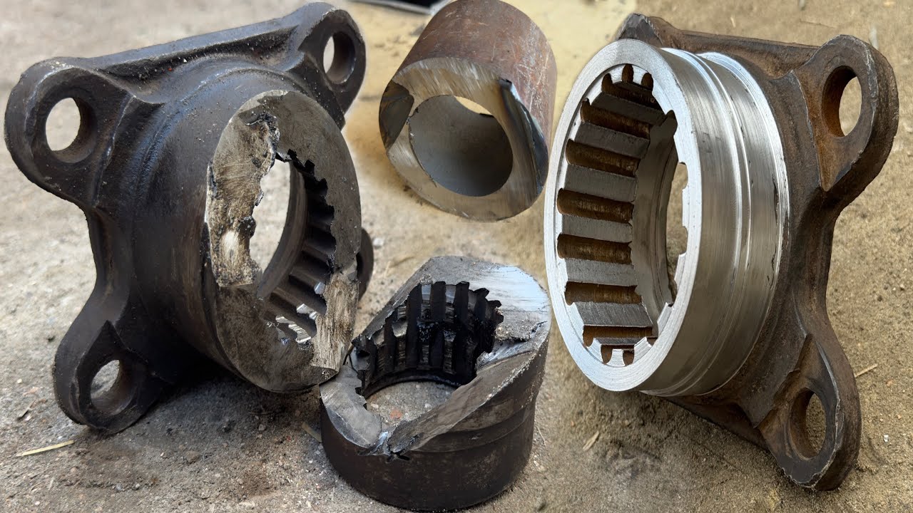 Based On The Experience, The Truck's Broken Hinges Were Not Repaired By a Mechanic, Nor By a Cab.