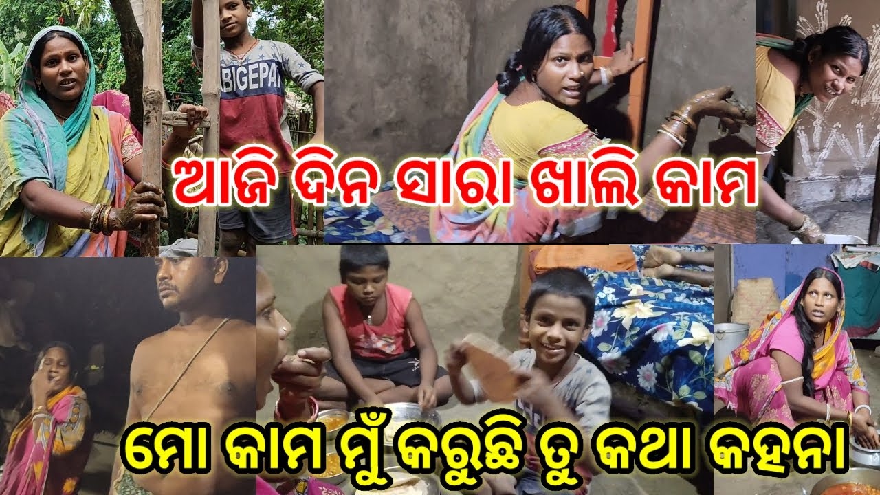 ଏତେ କାମ କରି କି ବି ଟିକିଏ ଶାନ୍ତି ନାହିଁ//odia vlog//daily vlog
