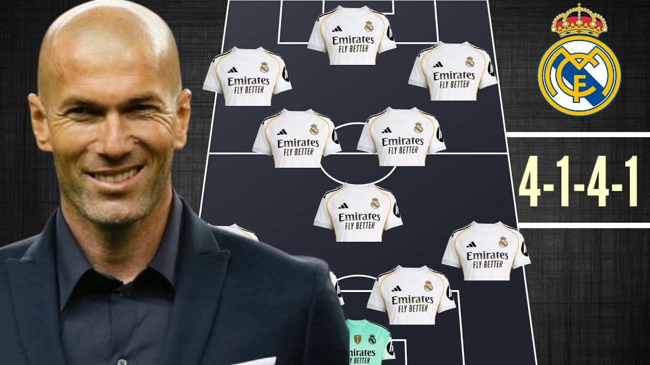 XABI ALONSO SACKED!? ❌ REAL MADRID PREDICTED LINEUP (4-1-4-1) UNDER ZINEDINE ZIDANE 🔥✅