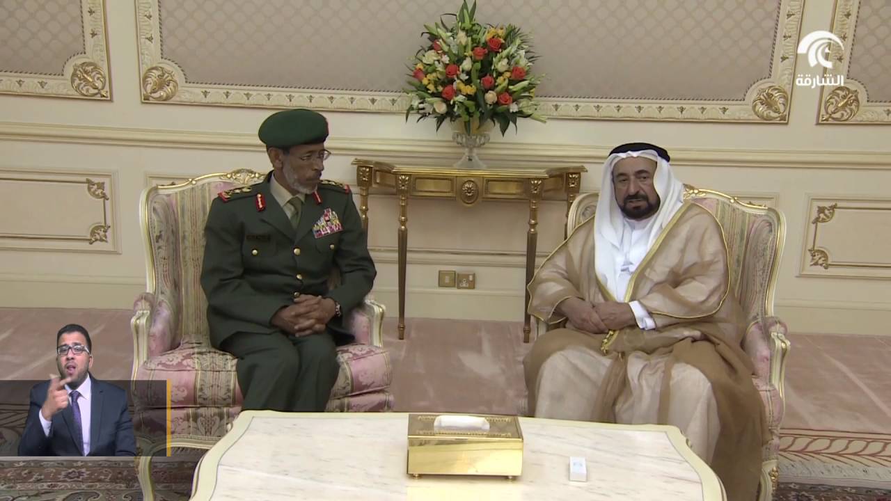 حاكم الشارقة يستقبل رئيس أركان القوات المسلحة