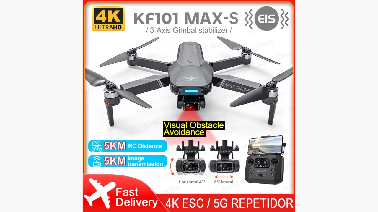 Review KF101 Max-S GPS Drone 4K HD FPV 3-Axis Gimbal 2025