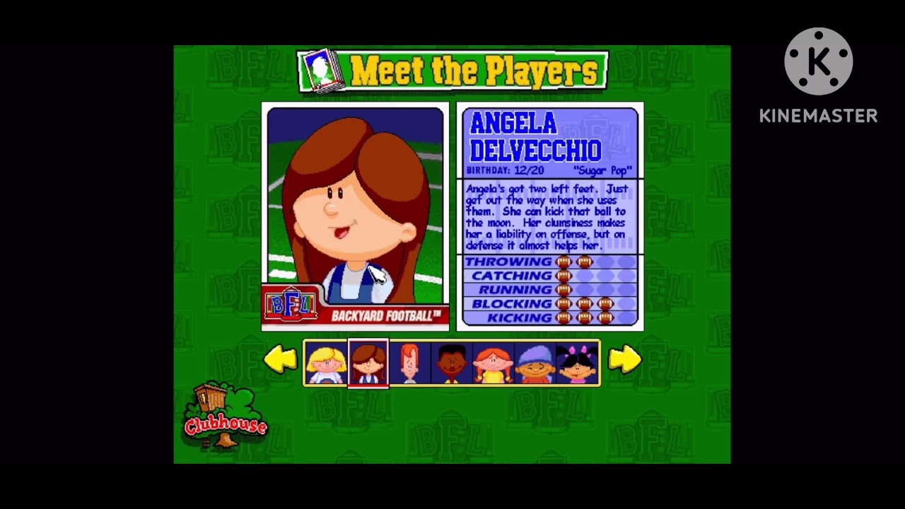 Backyard sports meet the players: Angela delvecchio