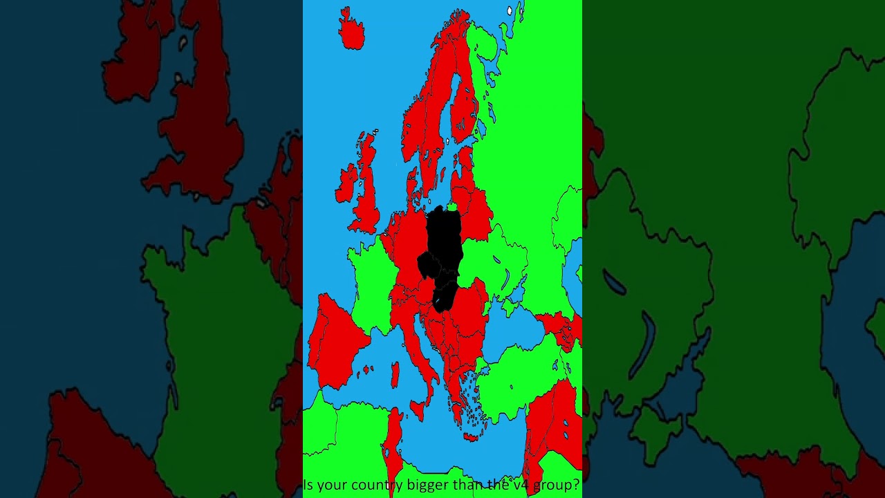Is your country bigger than the Visegrád Group?