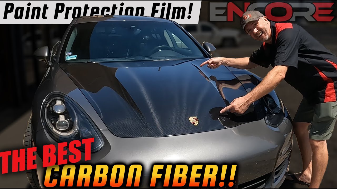 WOW!! Carbon Fiber PPF Installation on a Hood | Porsche Panamera Carbon Fiber Hood