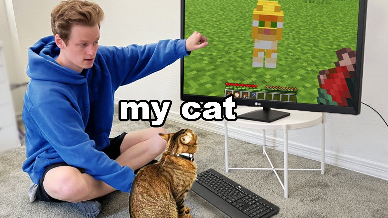 Как я научил своего кота играть в Minecraft