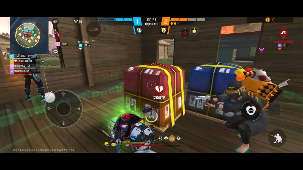 FREE FIRE🔥 - CS RANQUEADO COM A MINHA MULHER - Partida 35