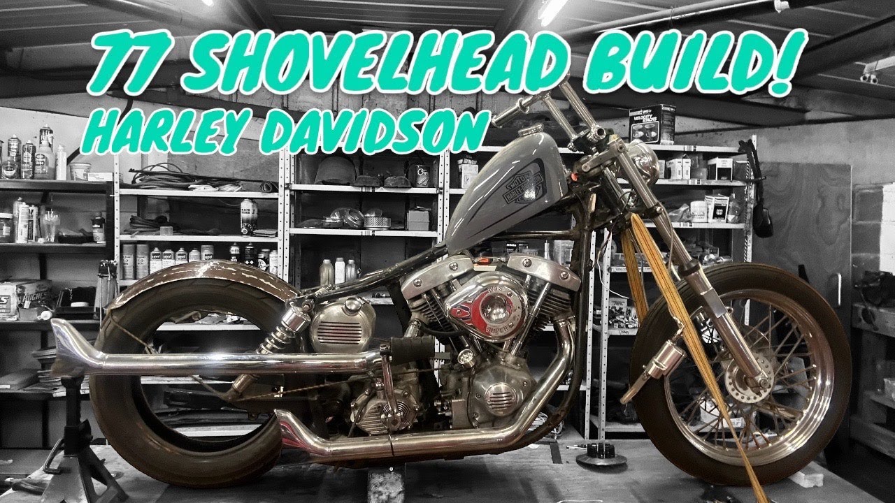 BUILDING A HARLEY DAVIDSON! 1977 SHOVELHEAD CHOP!