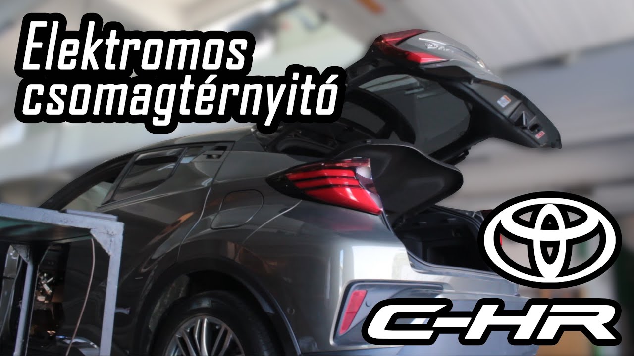 Toyota C-HR 2021 elektromos csomagtérnyitó beszerelés