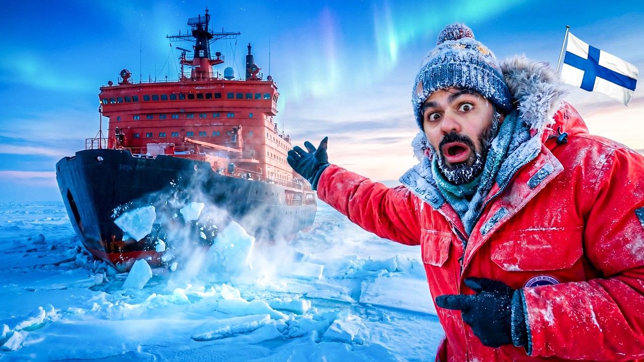 أبحرت في أكبر كاسحة جليد نووية بالعالم - فنلندا 🇫🇮