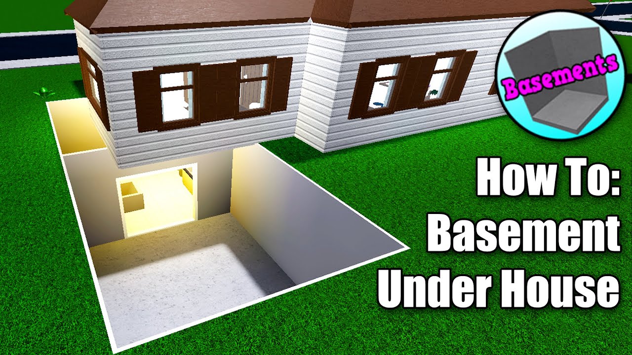 Блоксбург: как построить подвал под домом? • Roblox