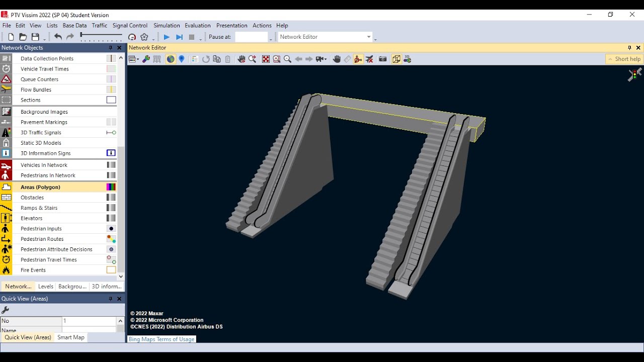 Designing Basic Metro Station using PTV Vissim-Part 1