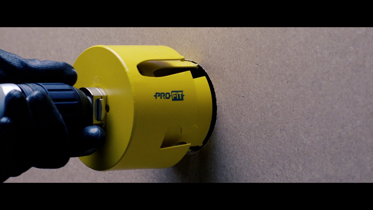 Pro-Fit Multi Purpose hole saw.