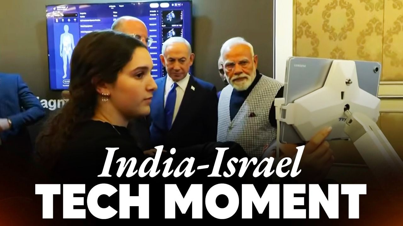 LIVE: PM Modi, PM Netanyahu visit Israeli tech exhibition