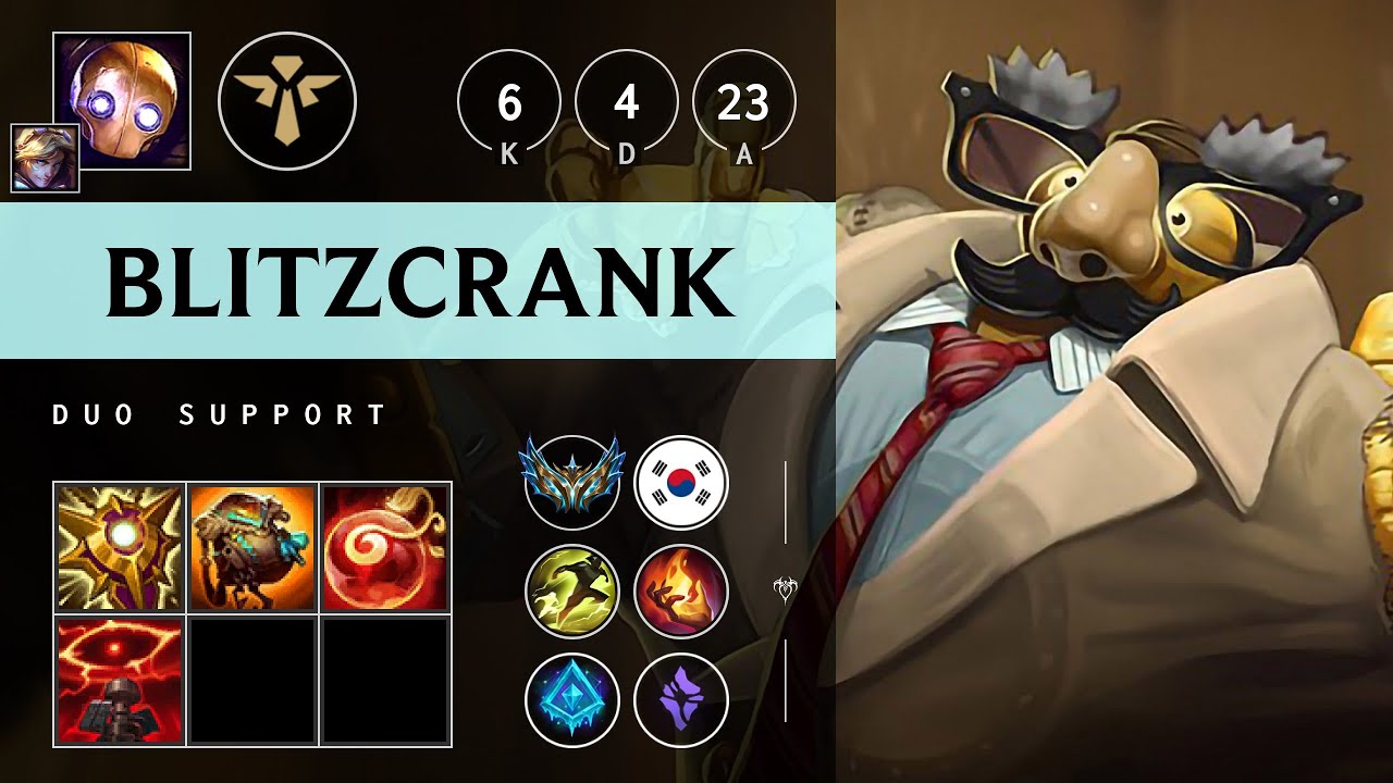 Blitzcrank Support vs Karma - KR Challenger Patch 25.09