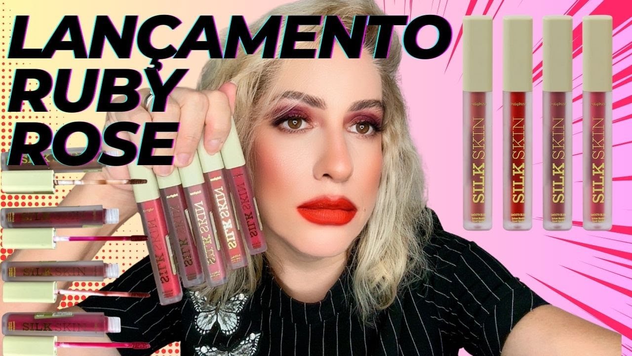 RUBY ROSE💄BATOM LÍQUIDO SILK SKIN 💋#rubyrose #batom