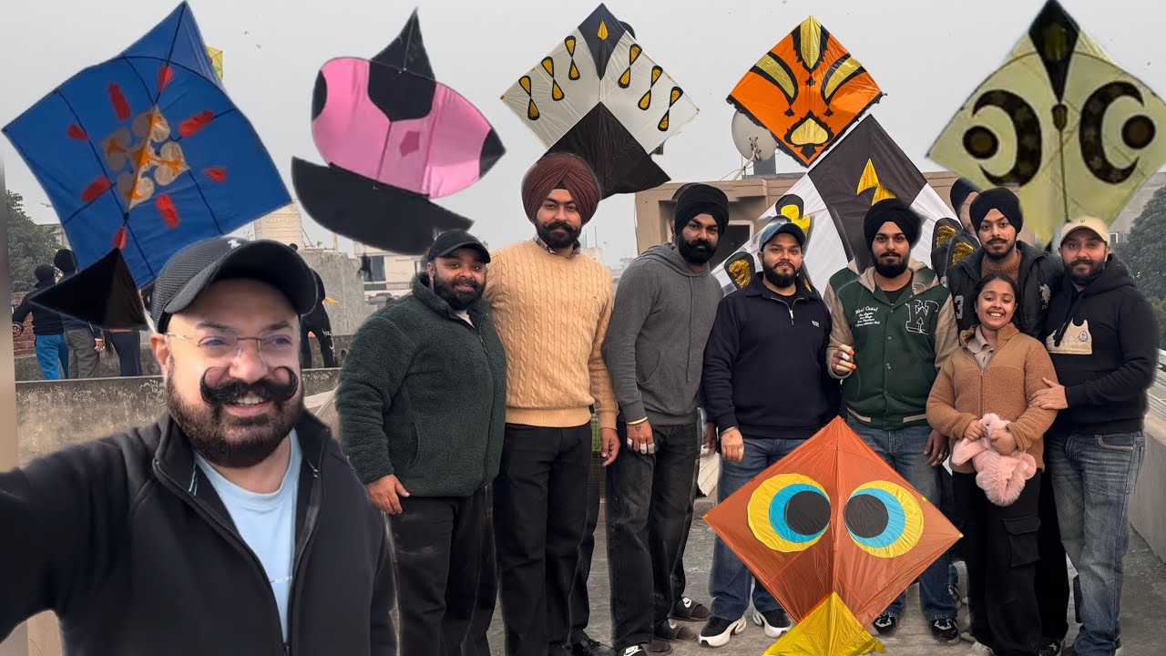 Lohri Vlog 🔥2026 🪁 8ft kites 😍🪁 kites challenge  
