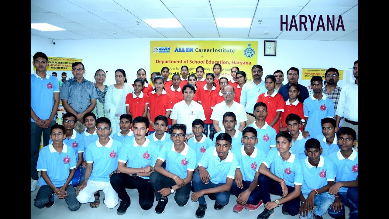Allen Insitute Panchkula Gives Free Coaching To 50 Students | Haryana News | NewsTodayLive