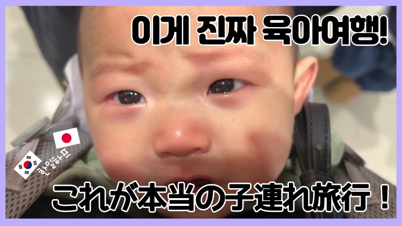 （日韓夫婦/한일부부)ひとりで子供二人連れて日本へ。/혼자 애 둘 일본에...