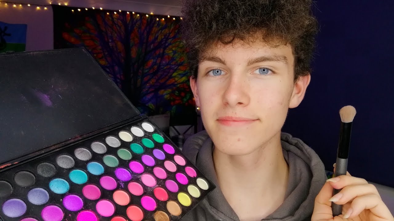 ASMR ☁ Doing your makeup + Rain Sounds