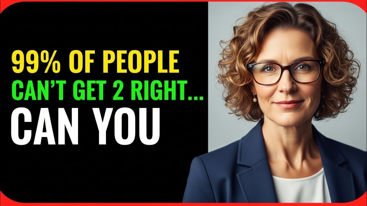 99% Of People Can’t Get 2 Right Can You? | Impossible Brain Challenge 