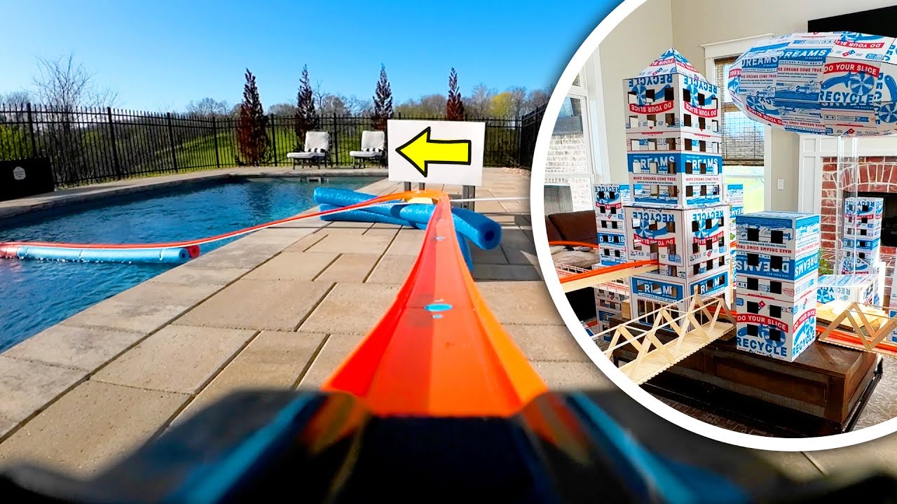 Я построил МЕГАтрек Hot Wheels Cardboard City.