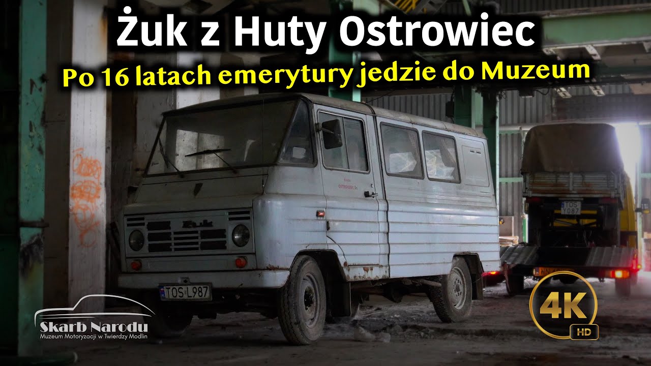 Żuk z Huty Ostrowiec - Po 16 latach emerytury jedzie do Muzeum // Muzeum SKARB NARODU