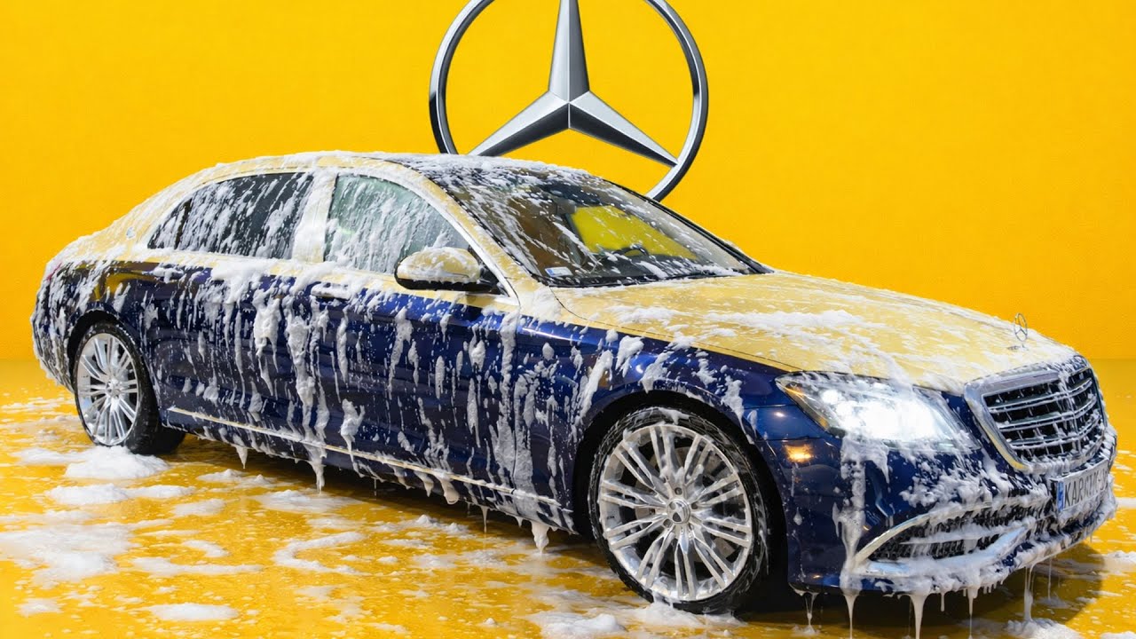Meine Mercedes-Wäsche! 🧼 | Luxusauto-Pflege