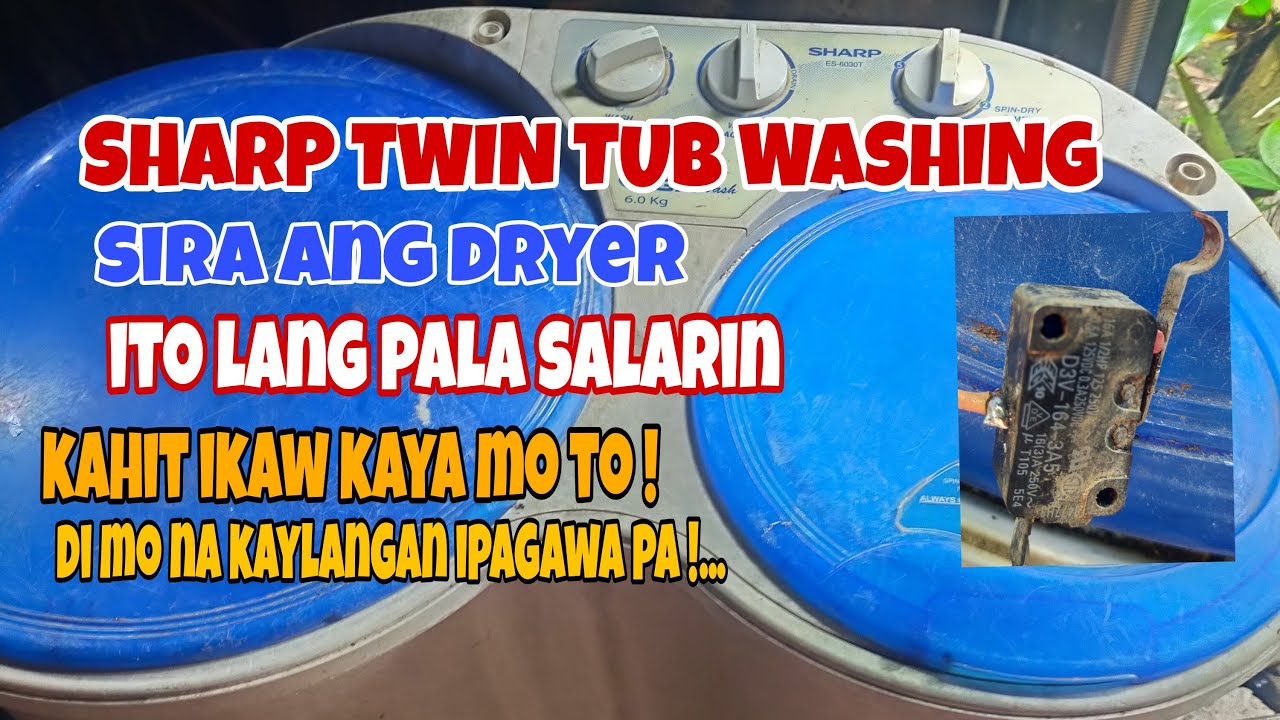 SHARP WASHING TWIN TUB SIRA ANG DRYER MADALI LANG GAWIN | JANNO WORKSHOP